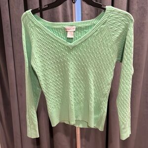 Vintage Y2K Fashion Bug cable knit preppy sweater